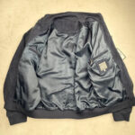 Blouson en cuir Olly Gan Albin homme bleu marine taille XL — vue 5