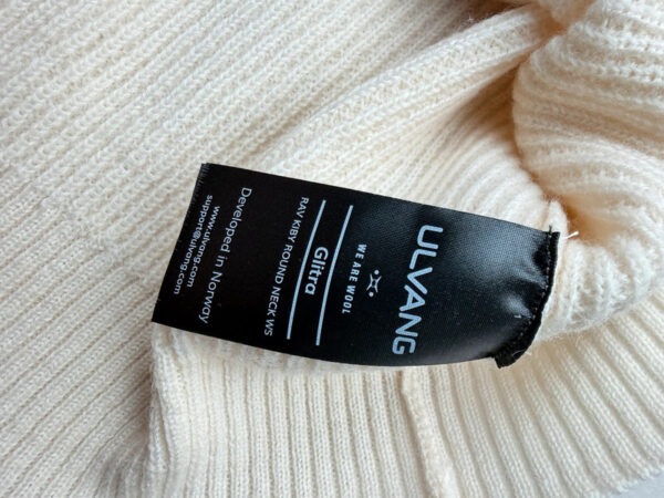 Pull col rond Ulvang Rav Kiby Roundneck Ws femme écru/gris mélangé taille M — vue 9