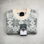 Pull col rond Ulvang Rav Kiby Roundneck Ws femme écru/gris mélangé taille M — vue 12
