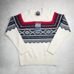 Pull en laine à motif norvégien Ulvang Marius Roundneck WS femme écru taille S — vue 3