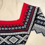 Pull en laine à motif norvégien Ulvang Marius Roundneck WS femme écru taille S — vue 5