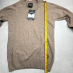 Pull à col V Ulvang Skifer V-neck w/ patches Ws femme beige chiné taille S — vue 11