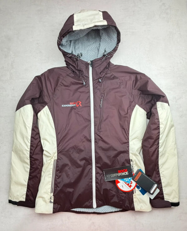 Veste de ski à capuche Rock Experience femme bordeaux taille M — vue 3