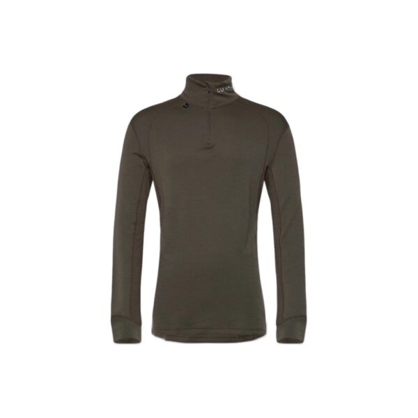 Sous-pull thermique à col zippé Ulvang Thermo Turtle Neck w/Zip Ms homme vert thé taille XXL