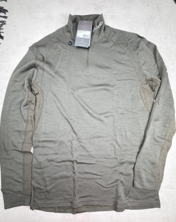 Sous-pull thermique à col zippé Ulvang Thermo Turtle Neck w/Zip Ms homme vert thé taille XXL — vue 3