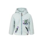Veste polaire à capuche enfant Obermeyer vert d'eau taille M