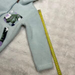 Veste polaire à capuche enfant Obermeyer vert d'eau taille M — vue 11