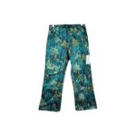 Pantalon de ski softshell Obermeyer Brisk Print Pant vert forêt taille Teen L (14-16)