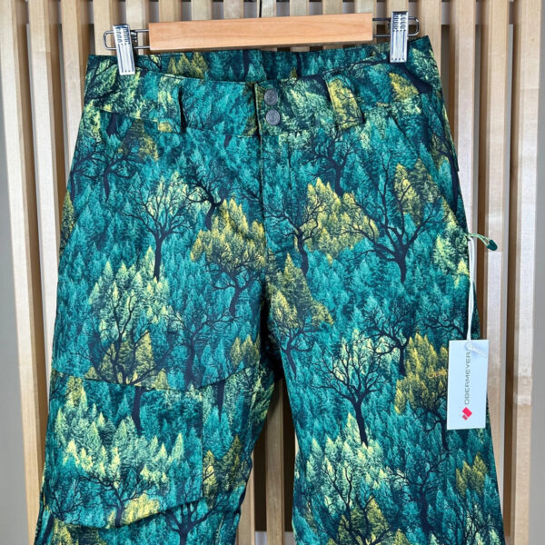 Pantalon de ski softshell Obermeyer Brisk Print Pant vert forêt taille Teen L (14-16) — vue 3