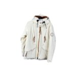 Veste de ski isolante à capuche Obermeyer femme blanc cassé taille S / 36 / 8