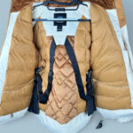 Veste de ski isolante à capuche Obermeyer femme blanc cassé taille S / 36 / 8 — vue 3