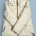 Veste de ski isolante à capuche Obermeyer femme blanc cassé taille S / 36 / 8 — vue 7
