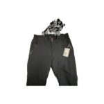 Pantalon de ski à bretelles homme noir taille XXL
