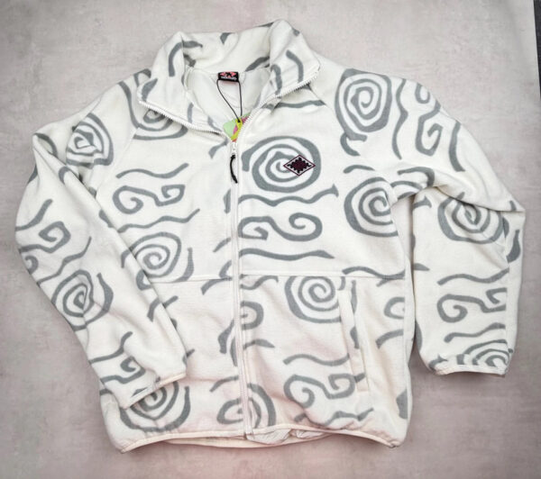 Veste polaire zippée Gotcha homme blanc taille L — vue 3