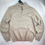 Pull camionneur Ohaeawai homme beige chiné taille 3XL — vue 3
