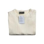 Pull à col rond femme écru taille XXL