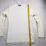 Pull à col rond femme écru taille XXL — vue 10