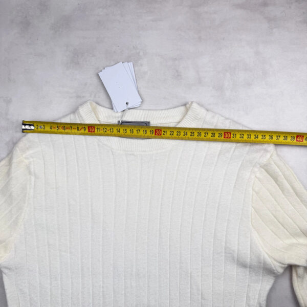 Pull à col rond femme écru taille XXL — vue 12