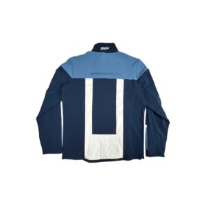 Veste technique zippée Swix Paramount Tech Wool Jacket homme bleu marine/bleu acier taille L