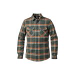 Surchemise doublée à carreaux NZA New Zealand Auckland homme vert foncé taille S