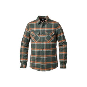 Surchemise doublée à carreaux NZA New Zealand Auckland homme vert foncé taille S