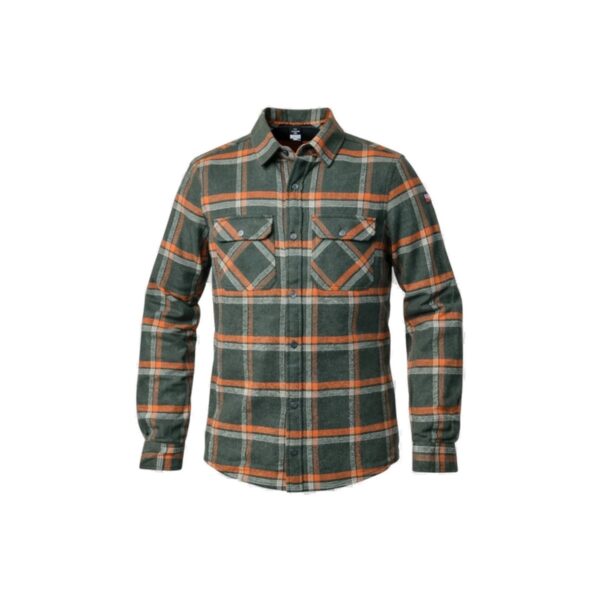 Surchemise doublée à carreaux NZA New Zealand Auckland homme vert foncé taille S