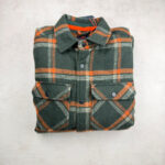 Surchemise doublée à carreaux NZA New Zealand Auckland homme vert foncé taille S — vue 8