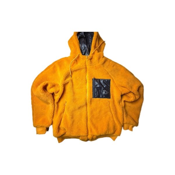 Veste sherpa à capuche Gotcha homme orange taille L