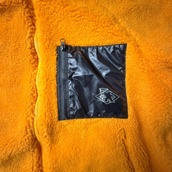 Veste sherpa à capuche Gotcha homme orange taille L — vue 3