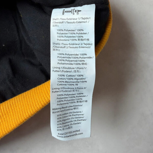 Veste sherpa à capuche Gotcha homme orange taille L — vue 8