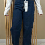 Jean cropped Han Kjøbenhavn Cropped Jeans femme bleu moyen taille 28 — vue 2