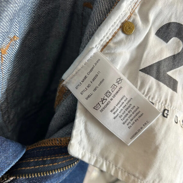 Jean cropped Han Kjøbenhavn Cropped Jeans femme bleu moyen taille 28 — vue 13
