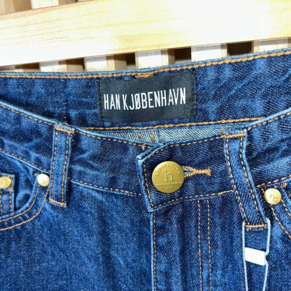 Jean cropped Han Kjøbenhavn Cropped Jeans femme bleu moyen taille 28 — vue 16
