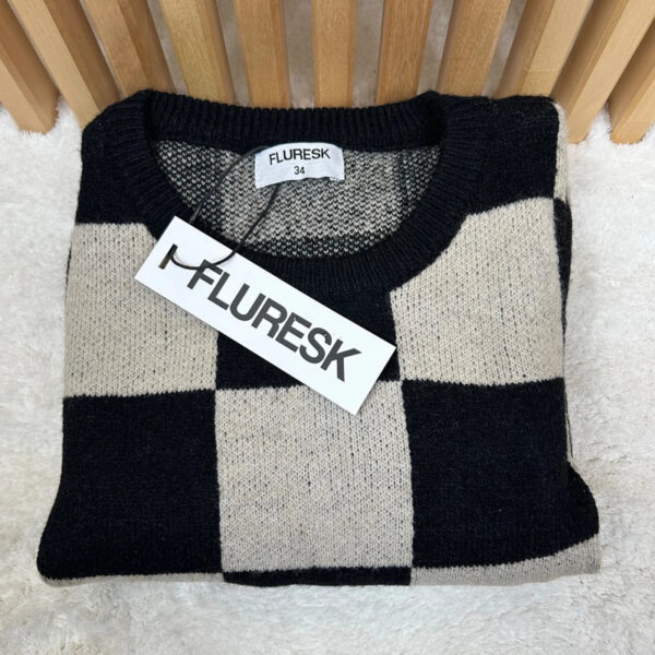 Pull à manches longues Fluresk femme noir taille 34 — vue 20
