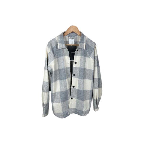 Surchemise Elvine homme gris/écru taille L