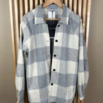 Surchemise Elvine homme gris/écru taille L — vue 2