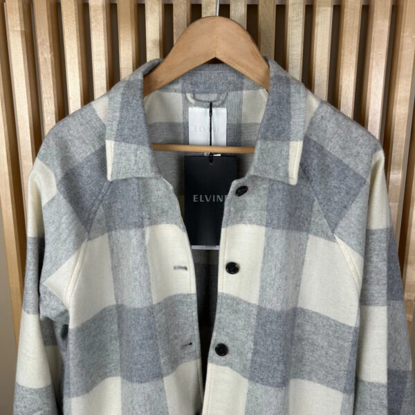Surchemise Elvine homme gris/écru taille L — vue 4