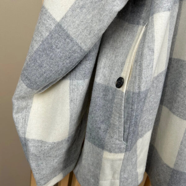 Surchemise Elvine homme gris/écru taille L — vue 7