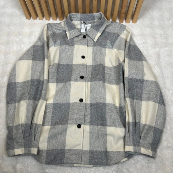 Surchemise Elvine homme gris/écru taille L — vue 13