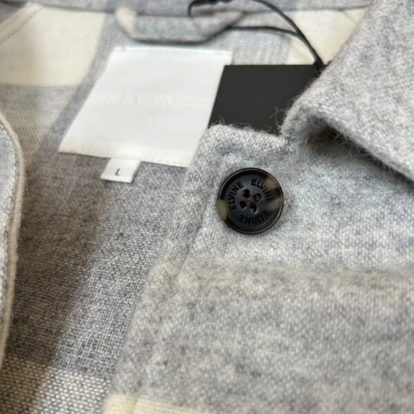 Surchemise Elvine homme gris/écru taille L — vue 14