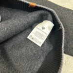 Pull à col montant demi-zip Obermeyer Brady 1/2 Zip Sweater homme gris anthracite/noir taille M — vue 8