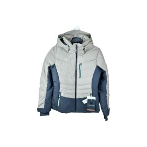 Veste de ski à capuche Obermeyer femme gris kaki/noir taille XS