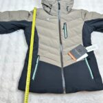 Veste de ski à capuche Obermeyer femme gris kaki/noir taille XS — vue 16