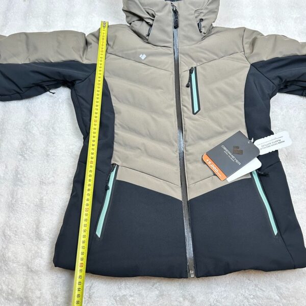 Veste de ski à capuche Obermeyer femme gris kaki/noir taille XS — vue 16