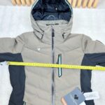 Veste de ski à capuche Obermeyer femme gris kaki/noir taille XS — vue 17