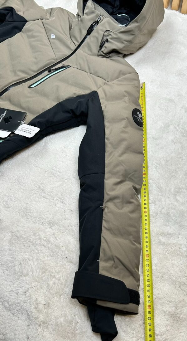 Veste de ski à capuche Obermeyer femme gris kaki/noir taille XS — vue 18