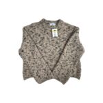 Pull en maille Naf Naf femme beige chiné taille L