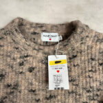Pull en maille Naf Naf femme beige chiné taille L — vue 3