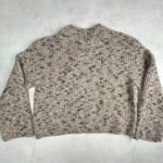 Pull en maille Naf Naf femme beige chiné taille L — vue 7