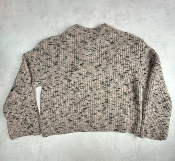 Pull en maille Naf Naf femme beige chiné taille L — vue 7